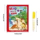 thumbnail image 3 of Fiudx Ofertas flash del día Libro de pintura al agua mágica para niños, libro de pintura que desaparece para colorear con agua clara y grafiti repetidamente, 3 of 5