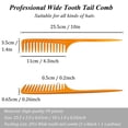 thumbnail image 3 of 2Packs Wide Tooth Comb Rat Tail Combs for Wet Curly Hair, Premium Detangling Hair Brush Shower Comb, Anti Static Heat Resistant Teasing Combs Styling Comb Set, 3 of 5