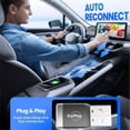 thumbnail image 2 of Adaptador Inalámbrico CarPlay para Android Auto, Convertidor de CarPlay con Cable USB A Inalámbrico, Conectar y Usar, Conexión Automática para Automóviles., 2 of 5