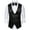 Black, variant on Fashion Men's Suit Vest Slim Fit Business Wedding Sleeveless Tank Men's Vest