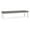 Castillo Gray, variant on Newport Reception Waiting 18.5" 3-Seat Bench / Silver Steel / Light Gray
