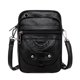 thumbnail image 1 of Bolso bandolera pequeño de piel sintética suave para mujer, bolso para teléfono móvil con cremallera, bolso de hombro, cartera con orificio para auriculares, 1 of 5