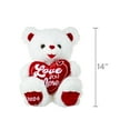 Valentine's Day 15" Sweetheart Teddy Bear 2024, White, Way To Celebrate