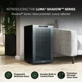 thumbnail image 2 of Luma Shadow Series Réfrigérateur à Vin 24 Bouteilles, Réfrigérateur à Vin Autoportant avec Porte en Verre Trempé à Double Couche et Compresseur pour Vins Rouges, Blancs et Pétillants, 2 of 11