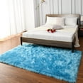 thumbnail image 6 of Noahas Contemporary Solid Print Area Rug ,Aqua Blue, 3' x 5', 6 of 7