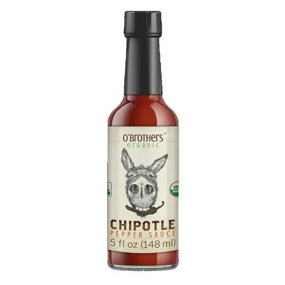 O'Brothers Organic Chipotle Pepper Sauce, 5 oz