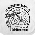 thumbnail image 4 of Inktastic Summer Vacation Mode St. Augustine Beach Florida Boys or Girls Baby Bib, 4 of 4
