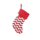 thumbnail image 1 of Bearachild Bolsas de punto Envoltura Embalaje Árbol de Navidad Elk Hanger Bola de pelo Calcetines Goodie Bag Colgante de Navidad Candy Party Bar Kits de decoración para fiestas franja blanca roja Bearachild HA068136-04, 1 of 1