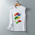 thumbnail image 5 of DailyTrove Women's Colorful Fish Graphic Tank Top - Polyester Casual Summer & Beach Wear, Vibrant for Vacations, 5 of 5