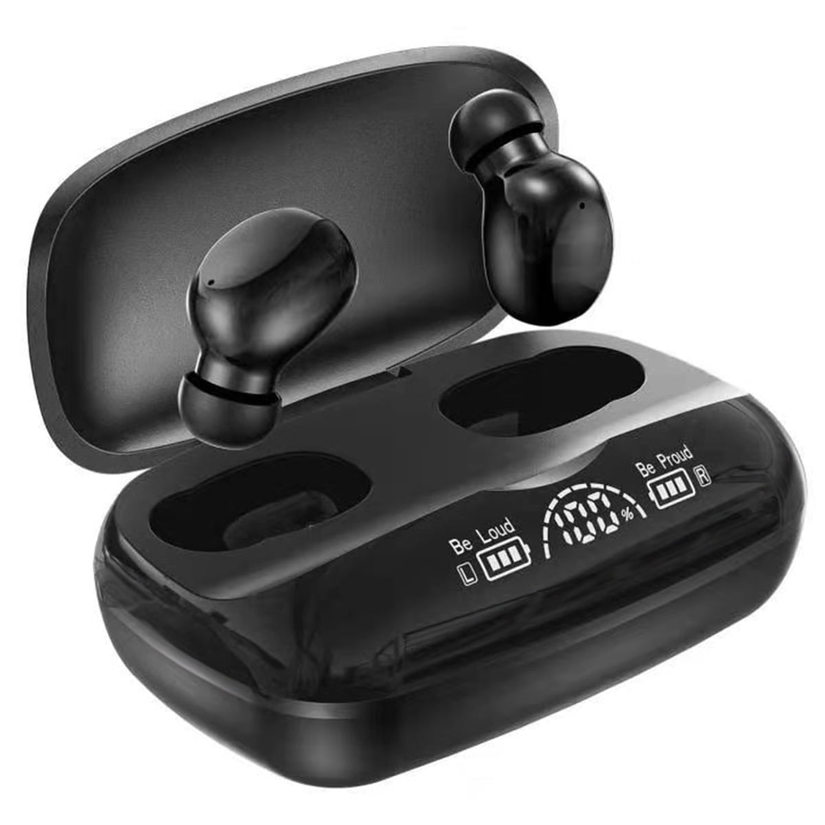 Garderobe kapsel nachtmerrie Eummy Wireless Earbuds TG03 Bluetooth 5.2 Earphones HiFi Stereo Sound  Bluetooth Headset w/1200mAh Charging Case CVC8.0 Noise Cancelling 60H  Playtime in-Ear Headphone Built-in Mic - Walmart.com