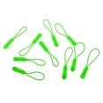 thumbnail image 1 of GUOOL 10Pcs Plastic Zipper Pull Cord Zip Puller Slider for Clothes Bags Green, 1 of 6