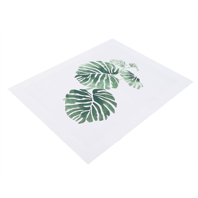 Pintura sin marco, lienzo sin marco, pintura decorativa para decoración del hogar de hojas tropicales, construida para durar