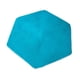 thumbnail image 3 of Alfombra hexagonal de felpa Hugo antideslizante para sala de juegos Azul, 3 of 10