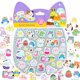 thumbnail image 1 of Set de stickers Horizon Group USA Squishmallows Puffy, 33 piezas, 1 of 9