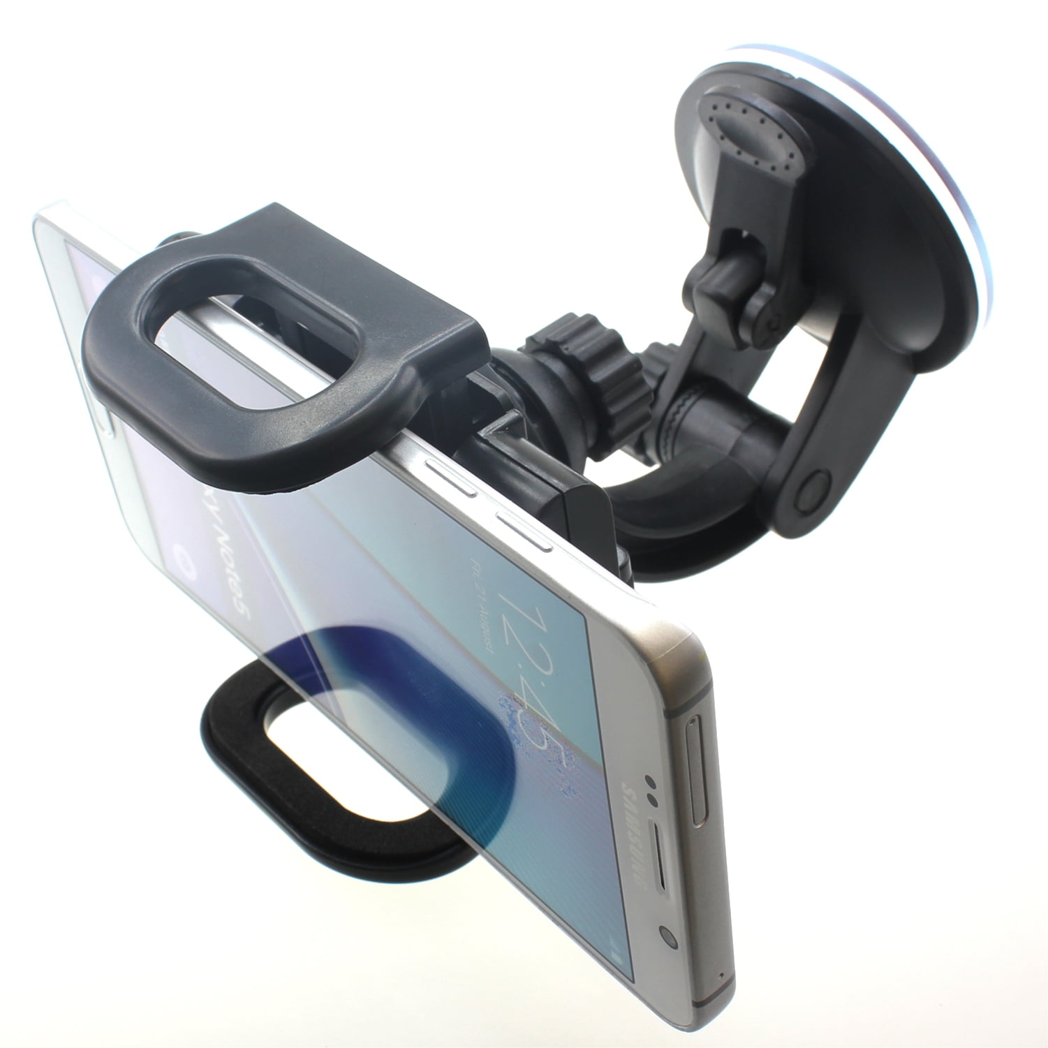 Window Car Mount & Quick Grip XL Holder for Samsung Galaxy S21 (sku 56794)