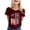 Brick Red-3, variant on 250 Anniversary USA Shirt Women Vintage American Brithday T-Shirt Eagles Print Patriotic T-Shirt 250 Years America Flag Tops