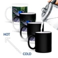 thumbnail image 4 of 3drose, Mountain Biking on the over the Edge Trail, Michigan, Usa, 11oz Magic Transforming Mug, 4 of 7