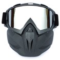 thumbnail image 4 of Snow Goggles, Windproof Antifog Ski Mask with Removable Goggles, Helmet Compatible UV Protection Motorcycle Riding Outdoor Face Mask, 4 of 5