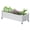 Ashen, variant on Joxxoaa Raised Garden Bed,Self-Watering Outdoor Raised Planter Box with Drainage Plug and Gauge for Vegetables, Flowers and Herbs, Durable Rustproof Resin for Backyard Patio Porch (Grey)