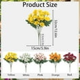 thumbnail image 3 of 5-Stem Artificial Sunflower Bouquet Set For Outdoor Decor — Fade-Resistant Artificial Flowers Suitable For Gardens, Patios, And Porches, 3 of 8