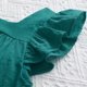 thumbnail image 5 of Vestido sin mangas con cuello redondo y hasta la rodilla para niña con volantes y mangas largas. Lazo grande en la espalda. Vestido sin mangas con cuello redondo y hasta la rodilla. Vestido infantil d, 5 of 7