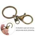 thumbnail image 4 of Uxcell Key Chain Rings Lobster Clasps Keyring Keychain Holder, Blue 10 Pack, 4 of 5