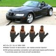 thumbnail image 4 of Kit 4Pcs Fuel  Nozzle Kit Fit for 318i 318is 1994-1999 0280150501, 4 of 8