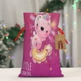 thumbnail image 5 of Naloa Cute Pink Axolotl A Drawstring Christmas Bags, 3D Xmas Gift Bags, Christmas Wrapping Bags, Xmas Goodie Bags, Treat Pouch Bags, Party Favor Bags-Medium, 5 of 9