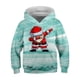 thumbnail image 5 of Sudadera con capucha con estampado gráfico de Papá Noel navideño para niños, cómoda y moderna, ropa para niños para otoño e invierno al aire libre, 5 of 5