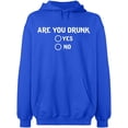 thumbnail image 2 of OXI Hoodie Sweatshirt - Basic Casual Hoodie for Men's and Women Fleece Hoodie Long Sleeve - Royal Blue Large, 2 of 3