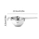 thumbnail image 3 of Olla para derretir chocolate de acero inoxidable | Recipiente para baño María para derretir cera y dulces | Control de temperatura uniforme | Metal portátil y duradero | Ideal para hornear en casa,, 3 of 6