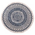 thumbnail image 5 of 35" Boho Rug Mandala Bedroom Circle Rug National Wind with Fringe Printed Soft Round Carpet for Home Living Room Coffee Table Cotton Door Mat, 5 of 8