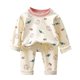 thumbnail image 5 of Odeerbi 0-13 Años Pijamas de Algodón Para Niños Y Niñas Con Camisetas de Manga Larga Estampadas Pantalones Pijama de Dos Piezas Acondicionador de Ropa Para Dormir, 5 of 5