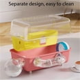 thumbnail image 3 of cage pour Hamster en Acrylique Transparente Facile à Nettoyer Boîte d'Alimentation Spacieuse, 3 of 6
