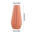 thumbnail image 3 of PATLOLLAV 1 Pcs Elegant Plastic Vase Small Lightweight Fade-Resistant Vase Decorative Container for Wedding Centerpieces, Office Desk Decor, and Home Floral Arrangements, 3 of 6