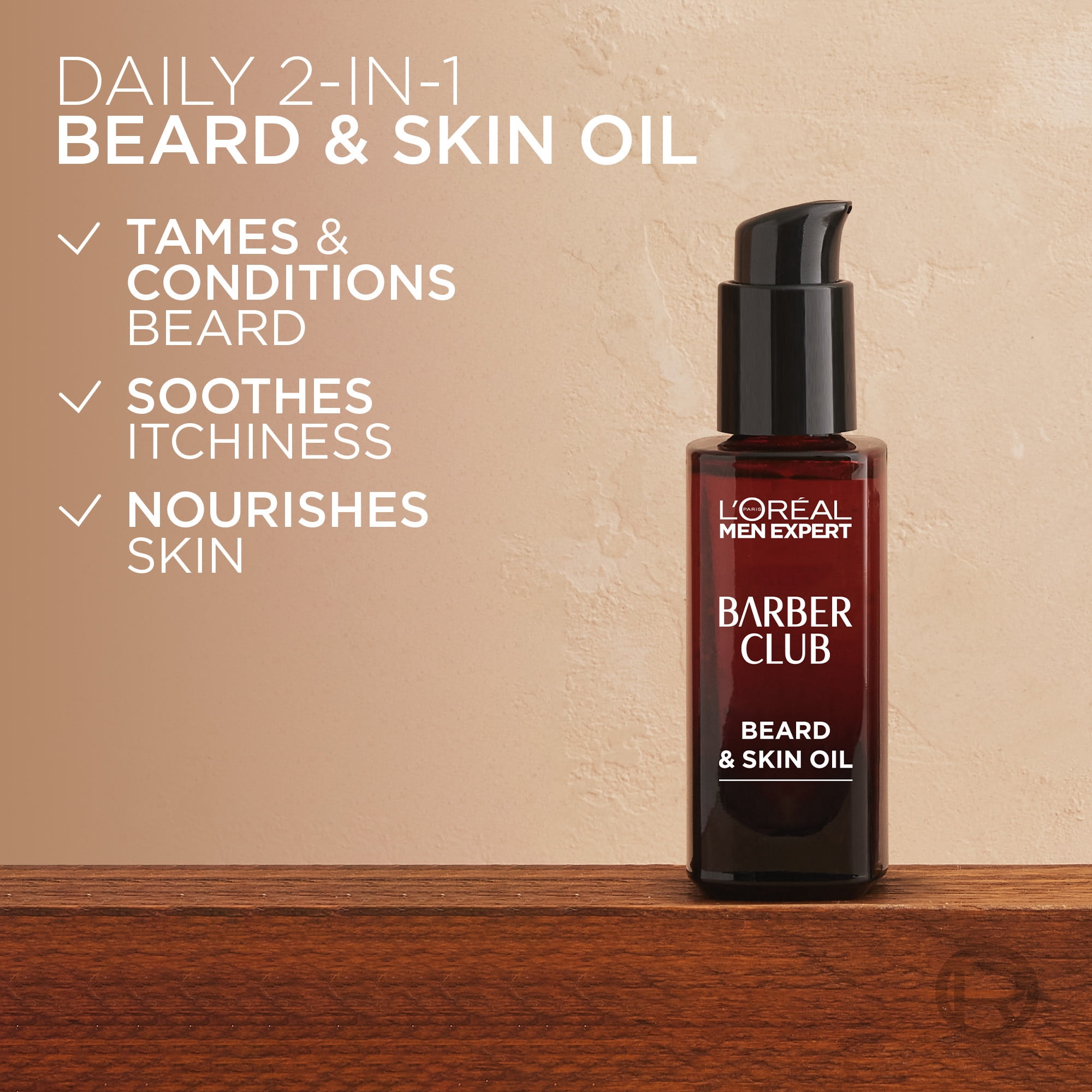 L'Oreal Paris Men Expert BarberClub Nourishing Beard Oil, 30ml