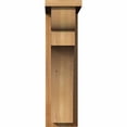 thumbnail image 2 of 6"W x 14"D x 22"H Yorktown Rough Sawn Corbel w/Backplate, Western Red Cedar, 2 of 9
