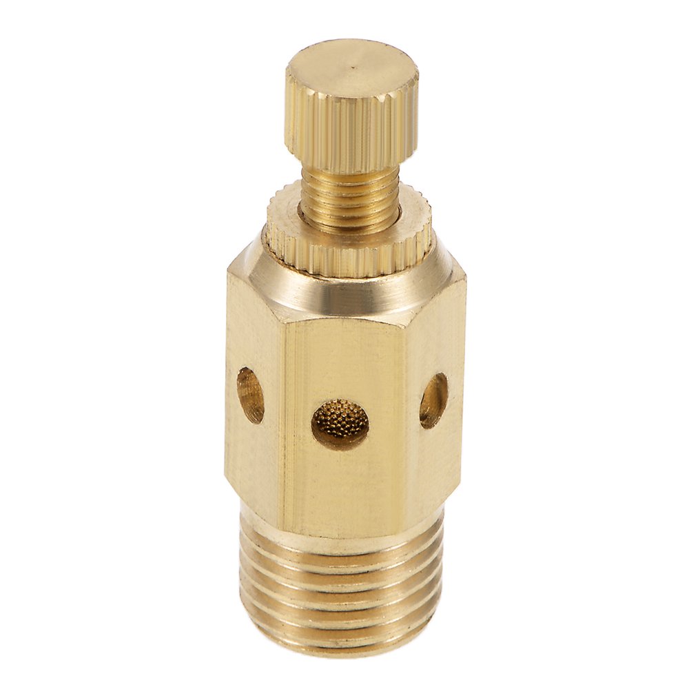 Top Adjustable Pneumatic Air Exhaust Silencer Muffler Copper 1/4 BSPT