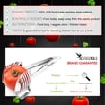 thumbnail image 3 of Cortador de tomates, cortador de limones, pinzas redondas de mano multiusos para frutas, soporte de acero inoxidable para cebollas, fácil de cortar kiwis, herramientas para frutas y verduras,, 3 of 8