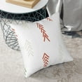 thumbnail image 6 of Square Throw Pillow Covers with Core, Abstract Pine Leaf Graffiti Pillows for Sofa Beds, 18"x18", 6 of 9