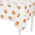 thumbnail image 2 of Puppy Pawprint Plastic Tablecover - Party Supplies - 1 Piece, 2 of 2