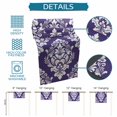 thumbnail image 6 of Purple Boho Table Runner 90 Inches, Vintage Classic Bohemia Flower Textured Bed Runner Dresser Scarves Tabletop for Indoor Outdoor Parties/Ceremony/Banquet, 13" x 90", 6 of 9