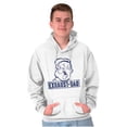 thumbnail image 3 of Funny Popeye Exhausted Dad Joke Hoodie Hooded Sweatshirt Men Brisco Brands L, 3 of 6