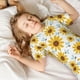 thumbnail image 5 of Balery Sunflowers Conjunto de Pijama Infantil de Manga Corta con Estampado – Ropa de Dormir de Algodón Suave-Large, 5 of 6