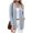 03# Light Blue, variant on Women's Knit Cardigan Sweater Open Front with Pockets Loose Fit Long Sleeve Casual Chic Cozy Winter Outwear Lightweight S-2XL