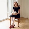 thumbnail image 6 of DREAM PAIRS Girls Mary Jane Shoes, Platform School Uniform Dress Shoes with Adjustable Buckle Strap, Chunky Sole T-Strap Casual Flats, 6 of 6
