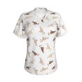 thumbnail image 4 of Wukai Leopard Print Classic V-Neck T-Shirt for Women: Comfortable, Stylish, and Versatile Wardrobe Essential-3X-Large, 4 of 7