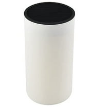 Universal Knife Holder,Knife Block Without Knives,Knife Storage Holder for Protecting Blade Space Saver(White)