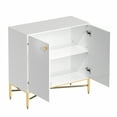 thumbnail image 6 of Boyel Living Sideboard Buffet Cabinet with Doors & Shelves, Modern Accent Cabinet Kitchen Storage Cabinet, White Storage Credenza for Entryway Living Room, 6 of 8