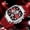 Silvery Red, variant on Square Watches for Men Silicone Chronograph Fashion Sports Watch Luminous Waterproof Casual Wrist Watches Blue Red White